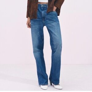 BRAND NEW! Zara: The New Straight Bootcut - Color: Dark Indigo